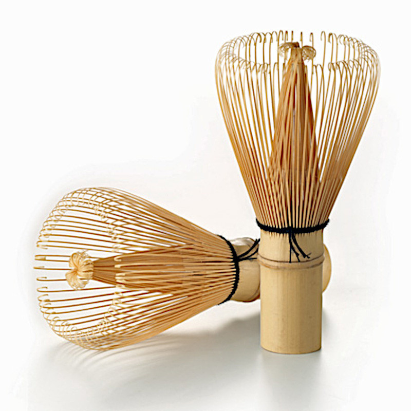 Batidor Matcha Chasen de alta calidad – 100 puntas – Batidor de bambú para  té matcha, auténtico bigote de bambú tradicional – Fácil de usar y limpiar